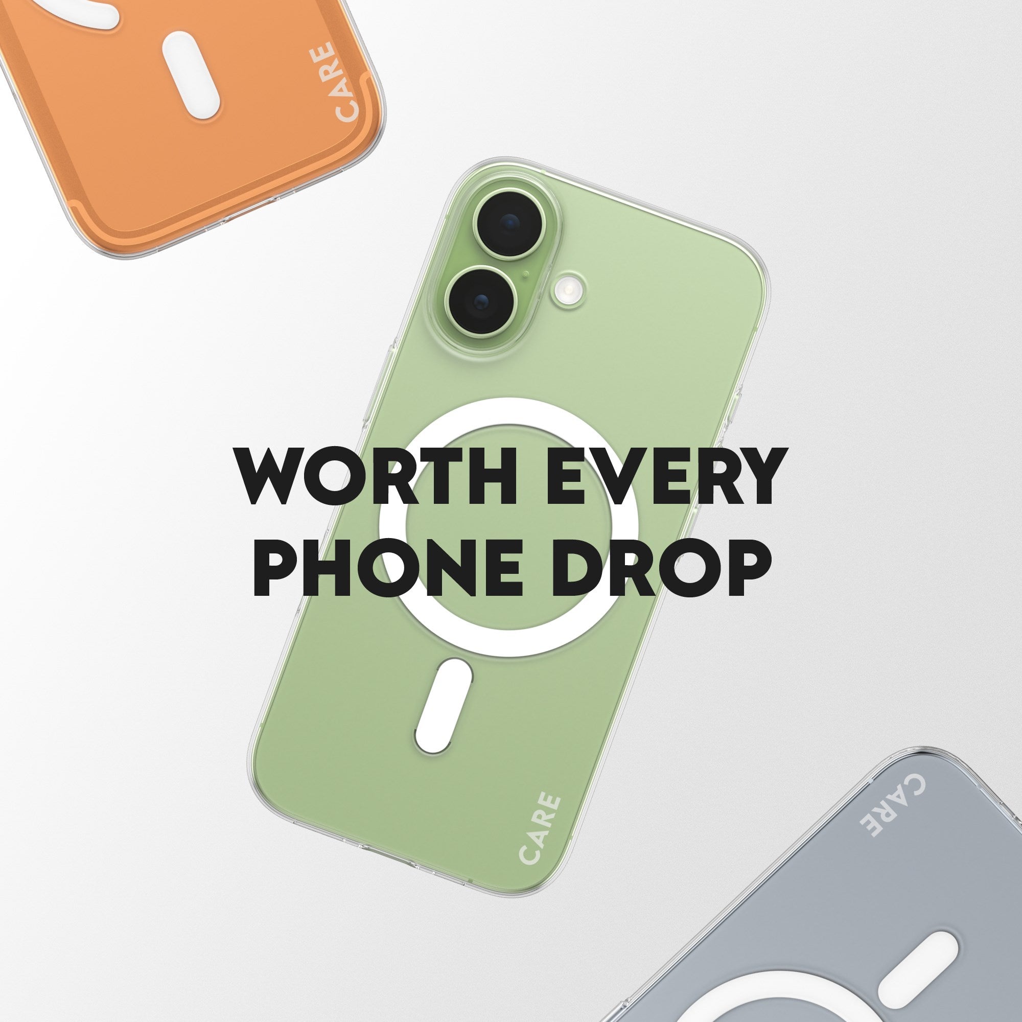 CARE™ by PanzerGlass® SL1M Case Transparent w. MagSafe iPhone 17